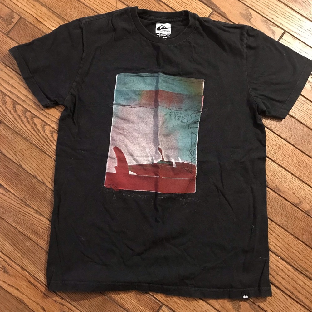 Quiksilver Slim Fit Graphic Tee Shirt, Medium